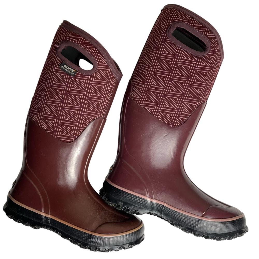 Bogs Classic High Triangle Handled Pull On Boot Winter/Rain Boots Rated -40 6M